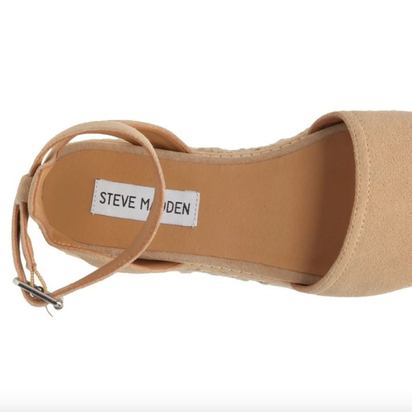 Steve Madden Gabi Espadrille Platform Sandals Suede - Picture 5 of 5